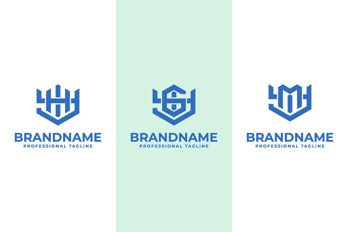 Letters YHI YGI YMI Hexagon Logo, a Branding & Logo Template by Pray Art Design Studio (Photo 1 of 2)