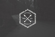 Vintage Line Badges, a Branding & Logo Template by Hustle Supply Co. (Thumbnail 5 of 5)