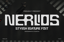 Nerlios - Stylish Ligature Font