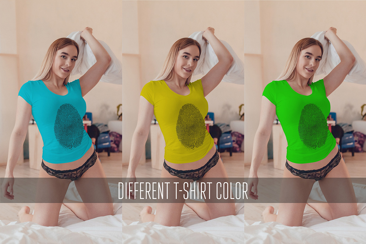 T-Shirt Mock-Up Vol.10 2017, a Shirt Mockup by Freeman Studio (Photo 3 of 14)