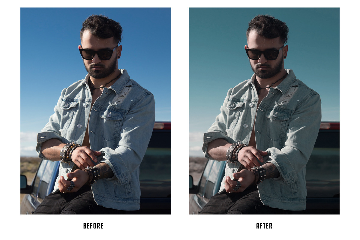 24 Street Style Photoshop Actions, an Action Add-On by Light Hero Studios (Photo 5 of 24)