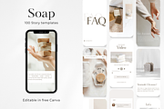 100 Soap Social Media Stories, a Social Media Template by PatternLab. (Thumbnail 1 of 9)