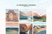 Illustrative Landscape Creator, an Object Illustration by Anugraha Design (Thumbnail 9 of 11)