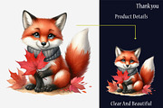 Watercolor Woodland Animals Clipart, a Graphic by designcity5 (Thumbnail 5 of 5)