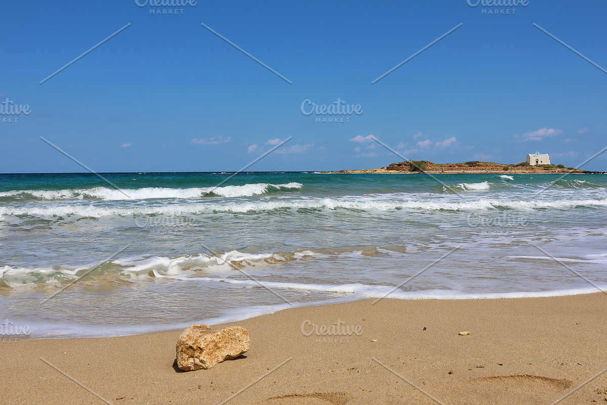 Tropical Beach & Island with Church, a Nature Photo by cassini_photography (Photo 1 of 2)