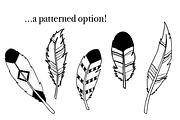 35 Vector Hand Drawn Feathers, a Texture Illustration by Foxtail Pine Studio (Thumbnail 3 of 3)