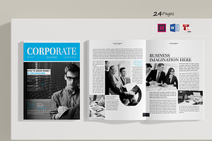 Business Magazine Word & InDesign