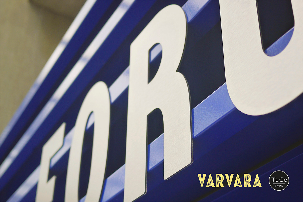 Varvara, a Sans Serif Font by TeGeType foundry (Photo 3 of 8)