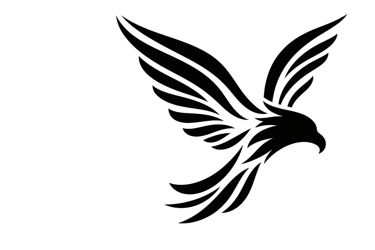 Powerful eagle flying wall art desig, an Illustration by Amazin_art (Photo 20 of 31)