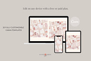 SALE Warm Circles Canva Templates, a Social Media Template by SunnyTangerine Stock (Thumbnail 3 of 5)