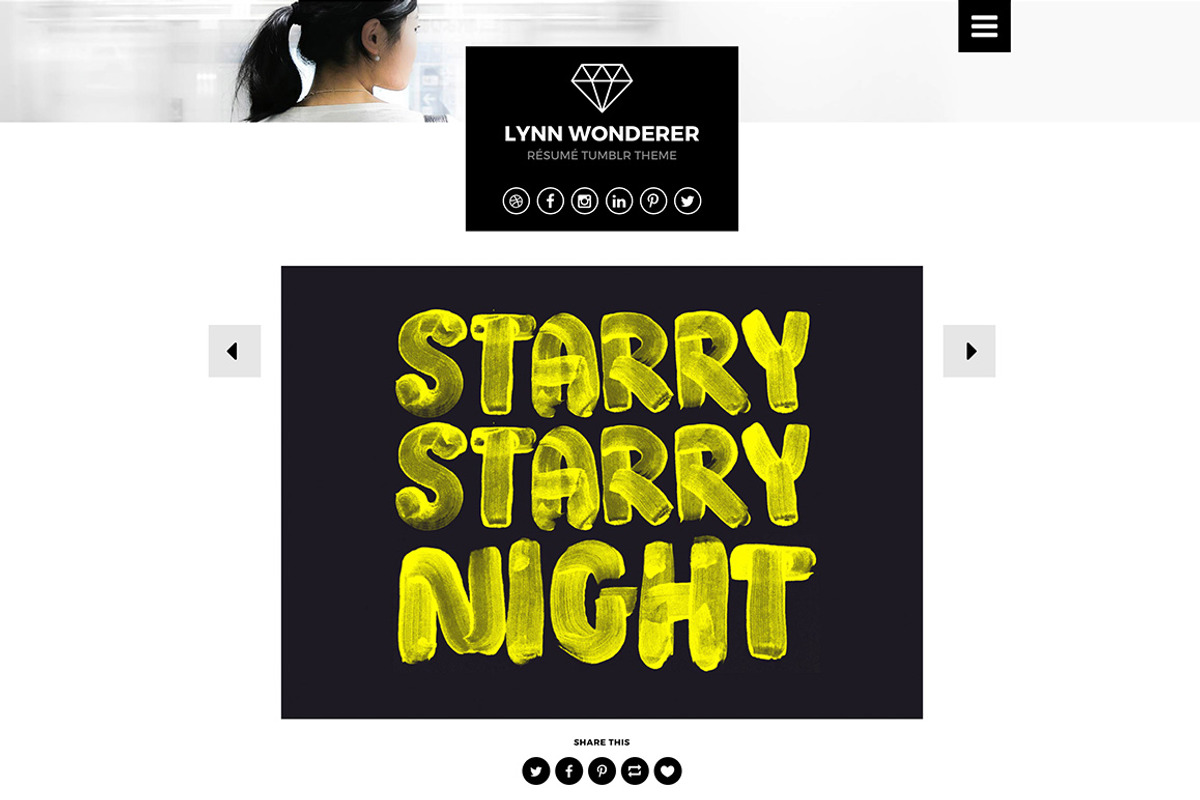 Résumé Tumblr Theme, a Websites & App Template by Themelantic (Photo 5 of 5)
