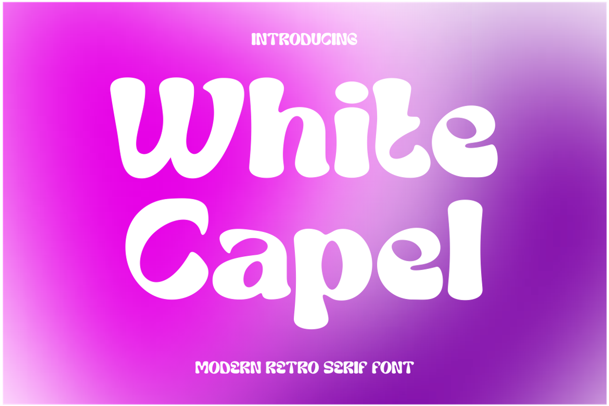 White Capel - Modern Display Font, a Sans Serif Font by PutraCetol Studio (Photo 1 of 11)