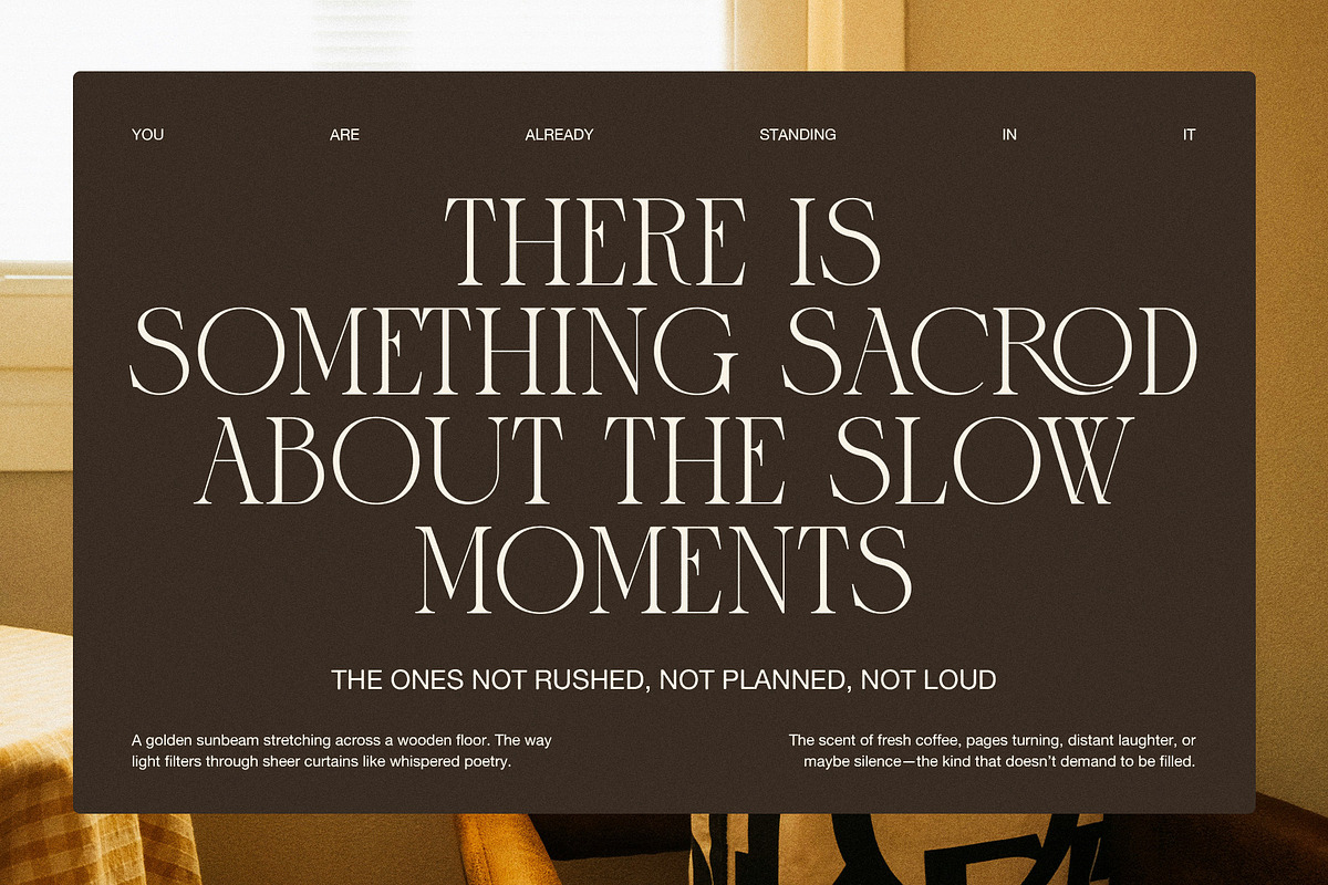 Marune Elegant Serif Font, a Serif Font by Graphicxell (Photo 4 of 8)