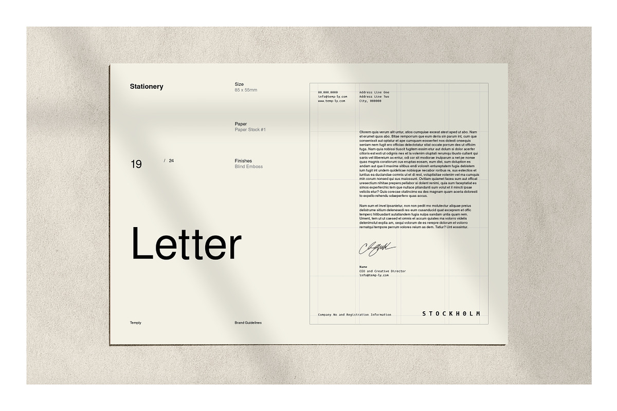 Brand Guidelines, a Brochure Template by T E M P L Y (Photo 14 of 19)