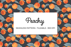 Peachy Seamless Pattern