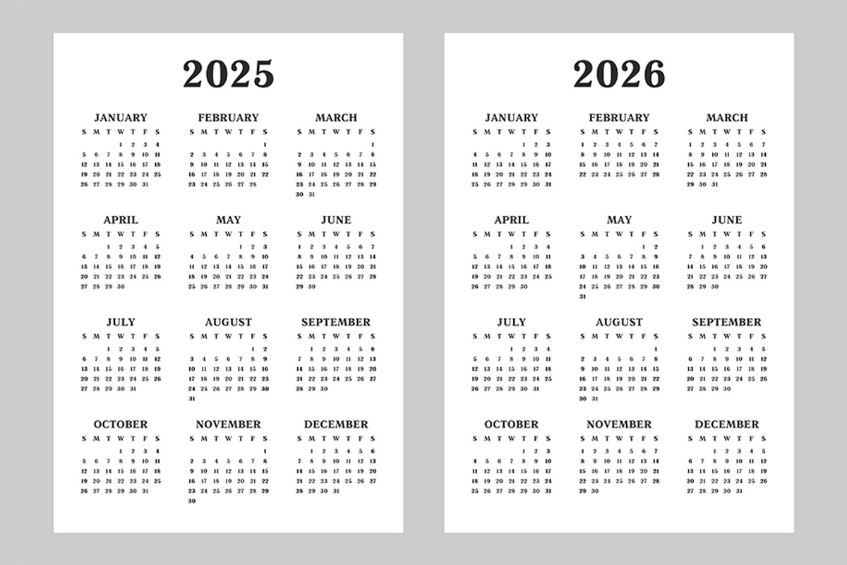 Calendar 2023 and 2030, an Icon by Volyk (Photo 3 of 5)