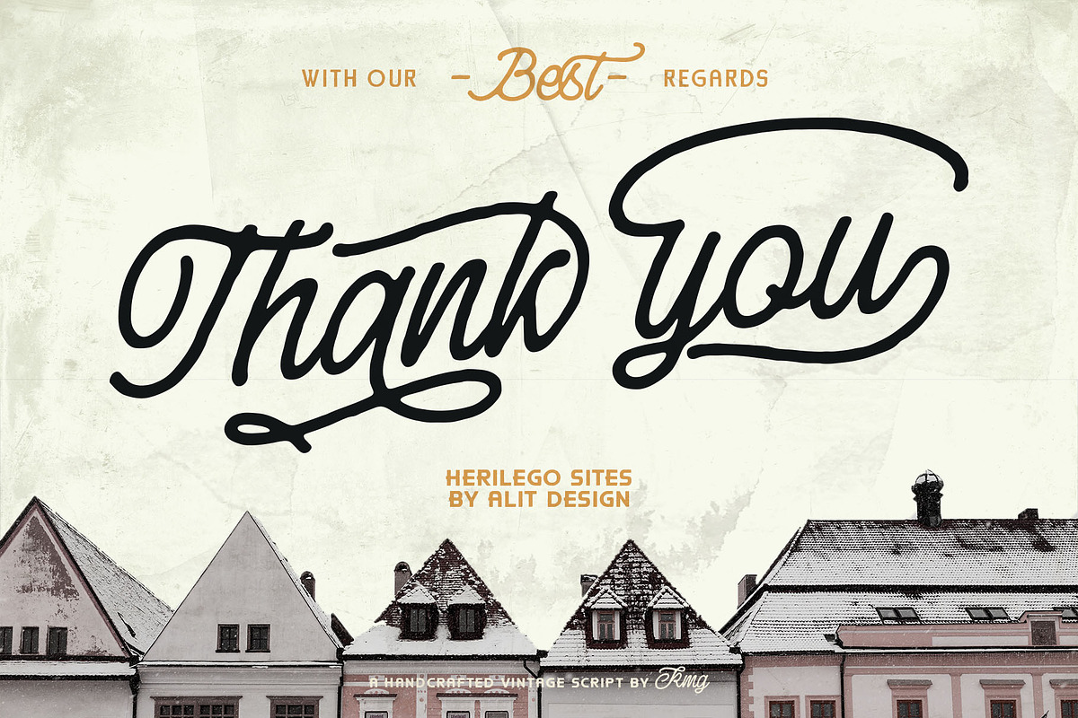 Herilego Sites Typeface, a Script Font by alit design (Photo 17 of 17)