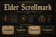 Elder Scrollmark – Blackletter Font, a Blackletter Font by Wow Magic (Thumbnail 2 of 4)