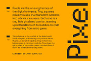CS Robert – Pixel Font, a Sans Serif Font by Craft Supply Co. (Thumbnail 5 of 8)
