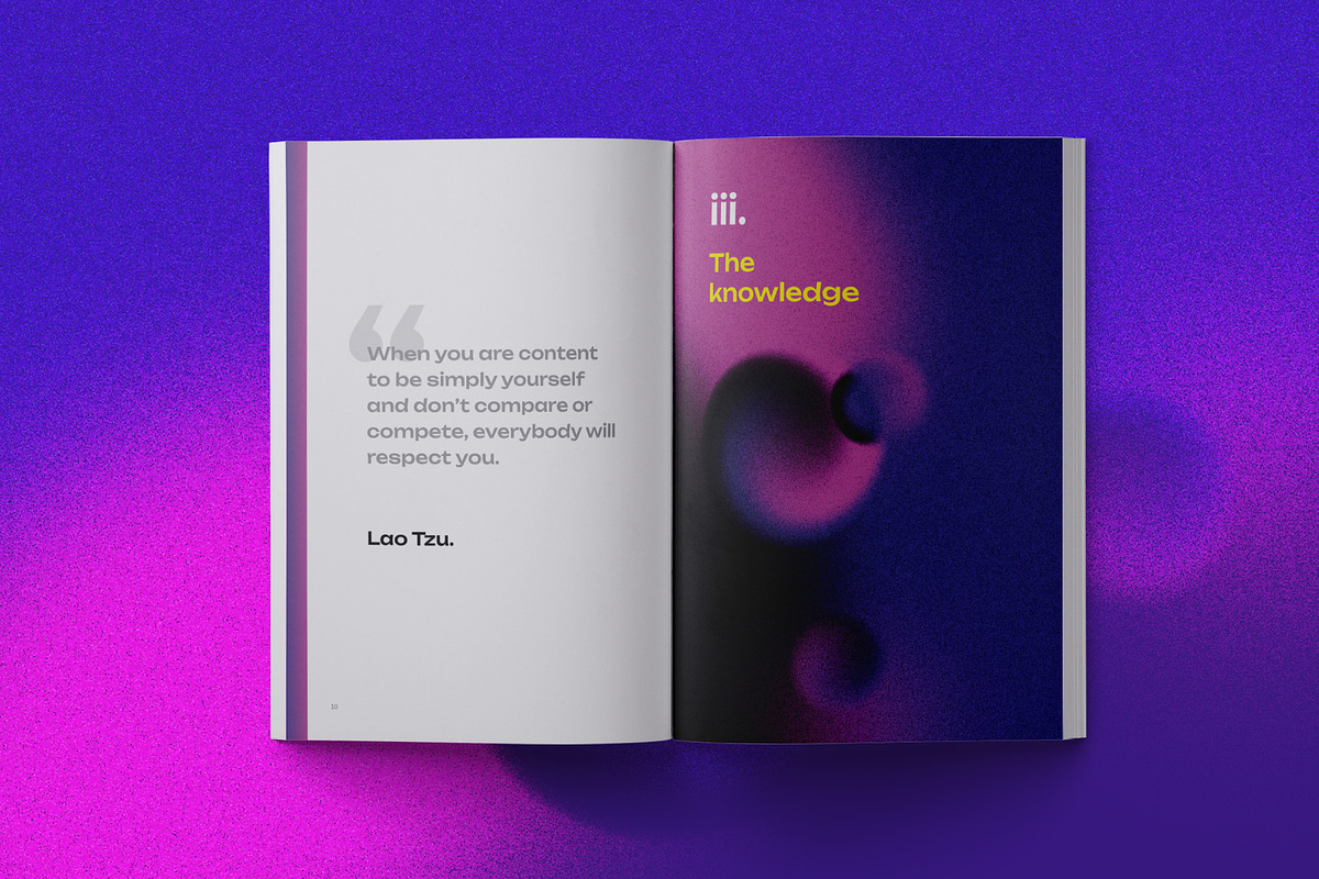 Gradient Book, a Stationery Template by Meknya (Photo 5 of 9)