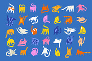 Cats & Spaces | 100% hand drawn, an Animal Illustration by Olia (Thumbnail 4 of 12)