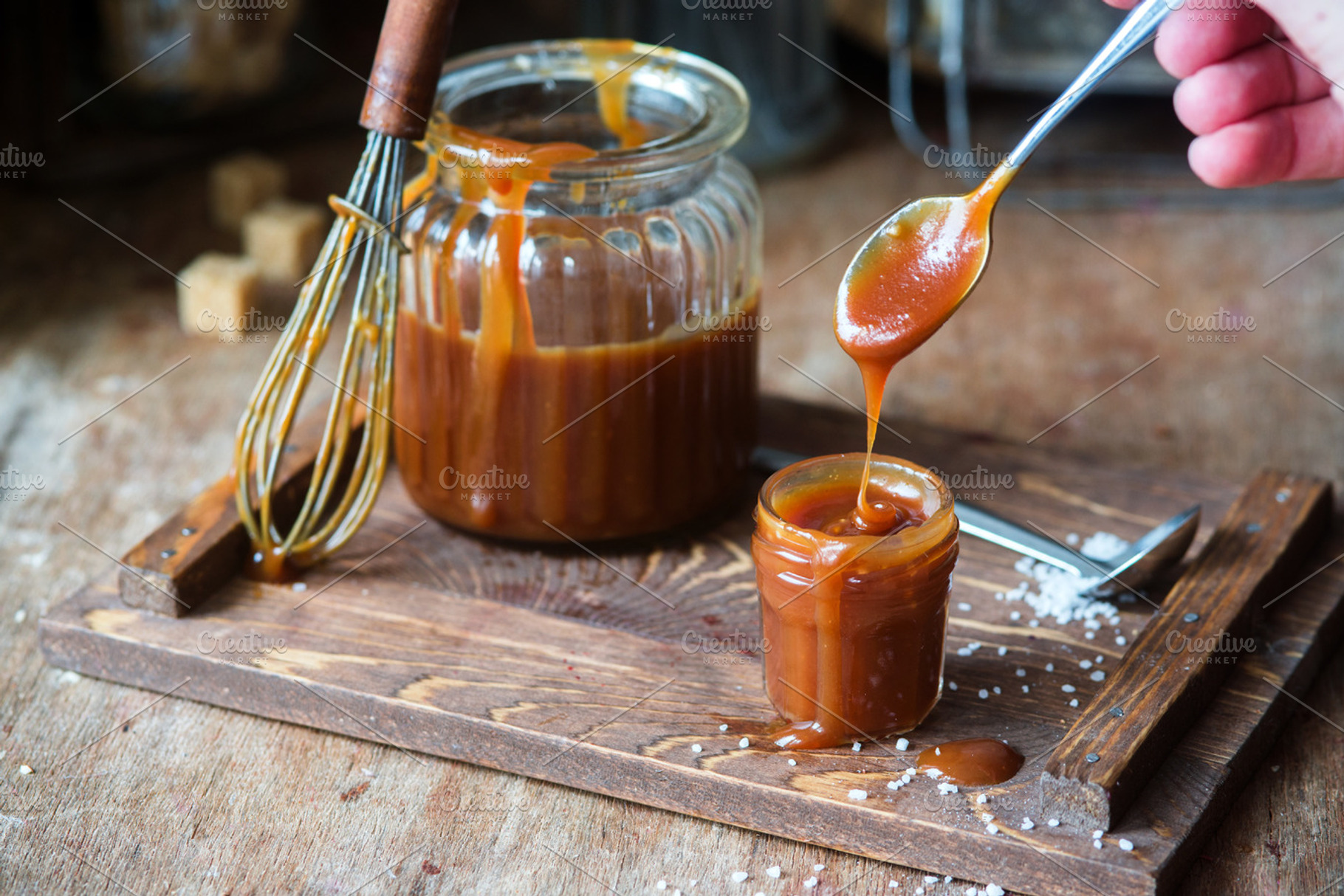 Salted caramel stock photo, a Food & Drink Photo by saharisha