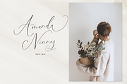 Wantemar - modern calligraphy font, a Script Font by Quothron (Thumbnail 6 of 9)