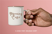 Boldique Script - Lovely Script, a Script Font by Indotype Foundry (Thumbnail 7 of 10)