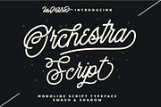 Orchestra Script - Monoline Typeface, a Script Font by ianmikraz (Thumbnail 1 of 14)