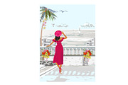 Beautiful woman in a red hat., a Food Illustration by Laifalight (Thumbnail 6 of 8)