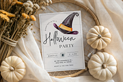 Halloween Greeting Card Mockup, an Advertising Mockup by TatiMockup (Thumbnail 4 of 4)