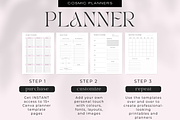 Productivity Planner Canva Templates, a Templates & Theme by Cosmic Design (Thumbnail 2 of 7)
