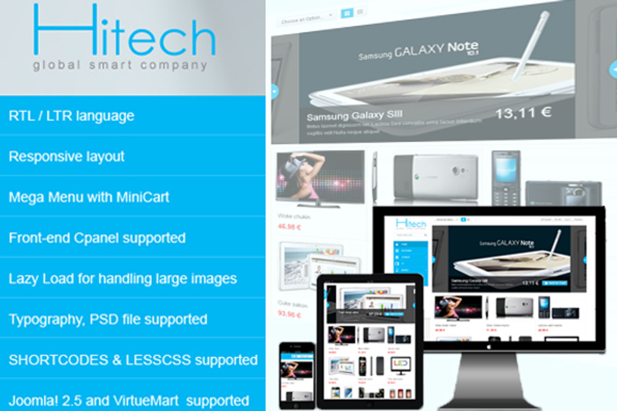 SJ AppStore HiTech with VirtueMart, a Websites & App Template by YouTech (Photo 1 of 5)