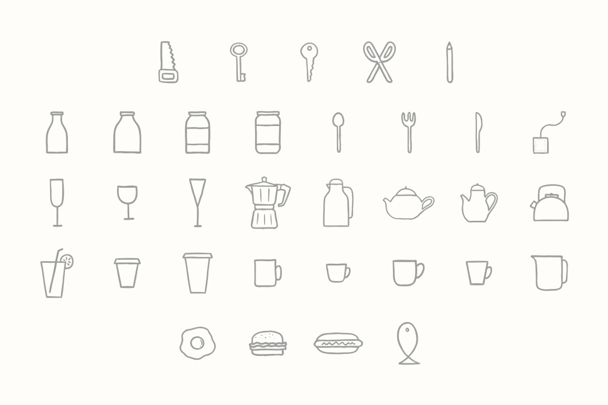 100 Doodle + 5 Seamless Patterns, a Decorative Illustration by Storyteller Imagery (Photo 3 of 8)
