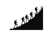Adventure Hiking Silhouette Bundle, an Object Graphic by Designs_River (Thumbnail 4 of 16)