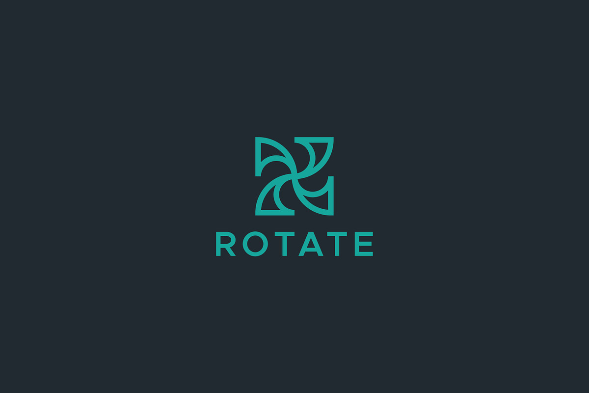 Rotate Logo Abstract Letter R Symbol, a Branding & Logo Template by Signatoro (Photo 3 of 3)