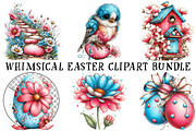 Whimsical Easter Clipart Bundle, an Illustration by OK Design (Thumbnail 2 of 6)