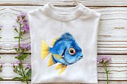 Watercolor Summer Clipart, an Illustration by OK Design (Thumbnail 5 of 6)