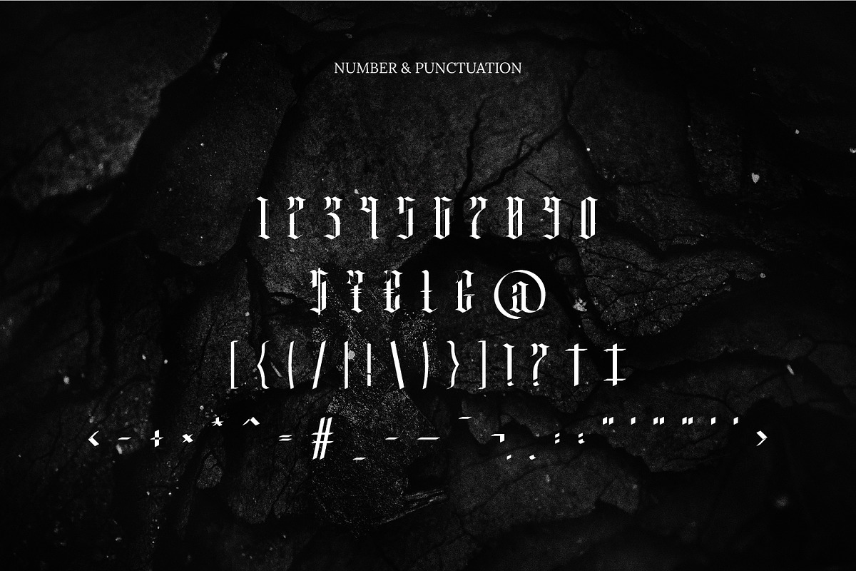 Morpheus Blackletter Typeface, a Blackletter Font by infernostudio3 (Photo 3 of 10)