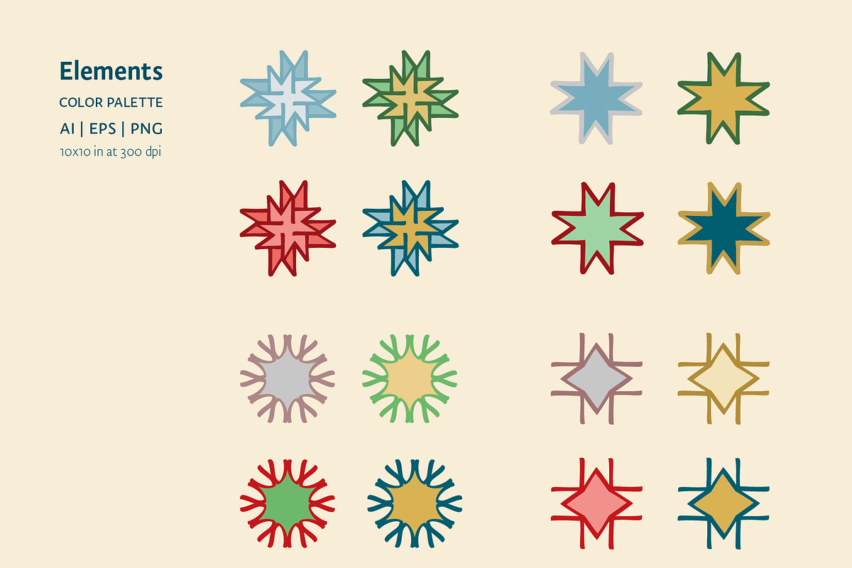 Winter Holidays | Peace Collection, a Pattern Graphic by Type Art Crafters (Photo 12 of 15)