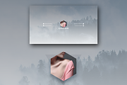 Clean Youtube Channel Art Banners, a Social Media Template by RussGFX (Thumbnail 3 of 3)