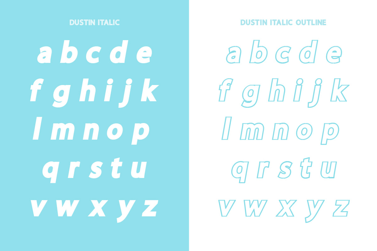 Dustin Sans Font Family, a Sans Serif Font by Salt & Pepper Designs (Photo 11 of 13)