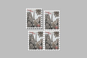 Postage Stamp Mockup, a Stationery Template by Amigos__46 (Thumbnail 9 of 11)