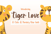 Tiger Love Font, a Font by Lollipop Hand Drawn (Thumbnail 1 of 5)