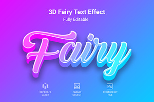 3D Fairy Psd Text Layer Style Effect, a Layer Style Add-On by zahidhossainalif