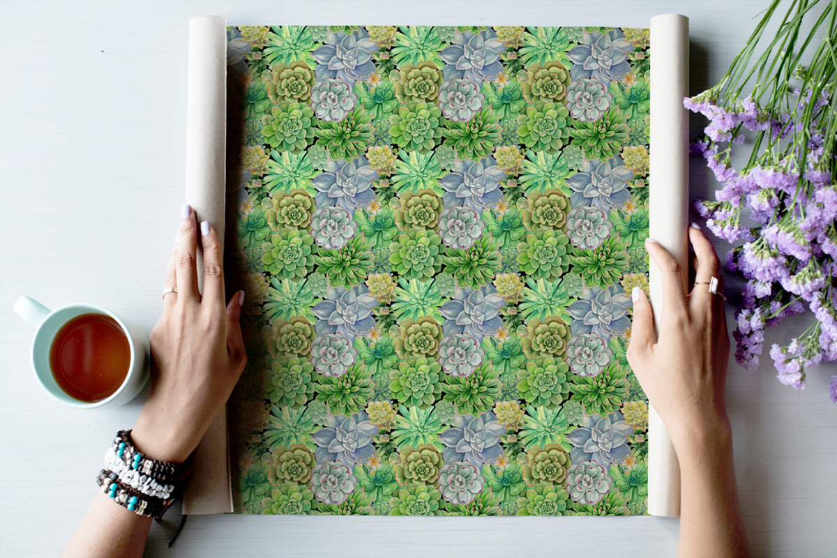 Watercolor Pretty Succulents, an Illustration by Graphobia (Photo 10 of 10)
