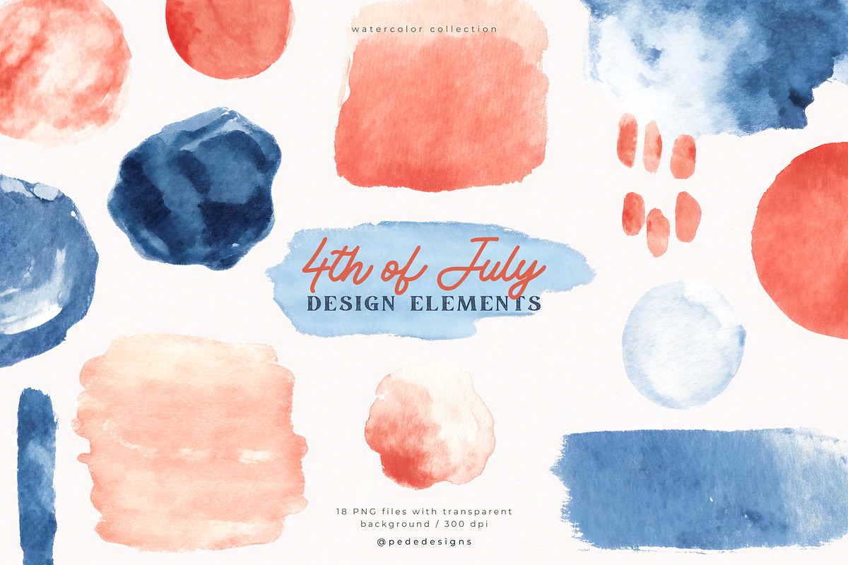 4th of July Collection, a Decorative Illustration by PeDe Designs (Photo 16 of 20)
