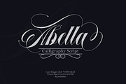 Abella Script, a Handwritten Font by joelmaker (Thumbnail 1 of 15)