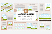 Printable Mockups Listing Templates, a Books & Magazine Mockup by NoemieDesigns (Thumbnail 1 of 7)