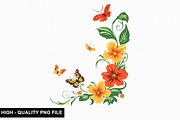 Spring Flower Border Clipart Bundle, an Illustration by crative8112 (Thumbnail 2 of 10)